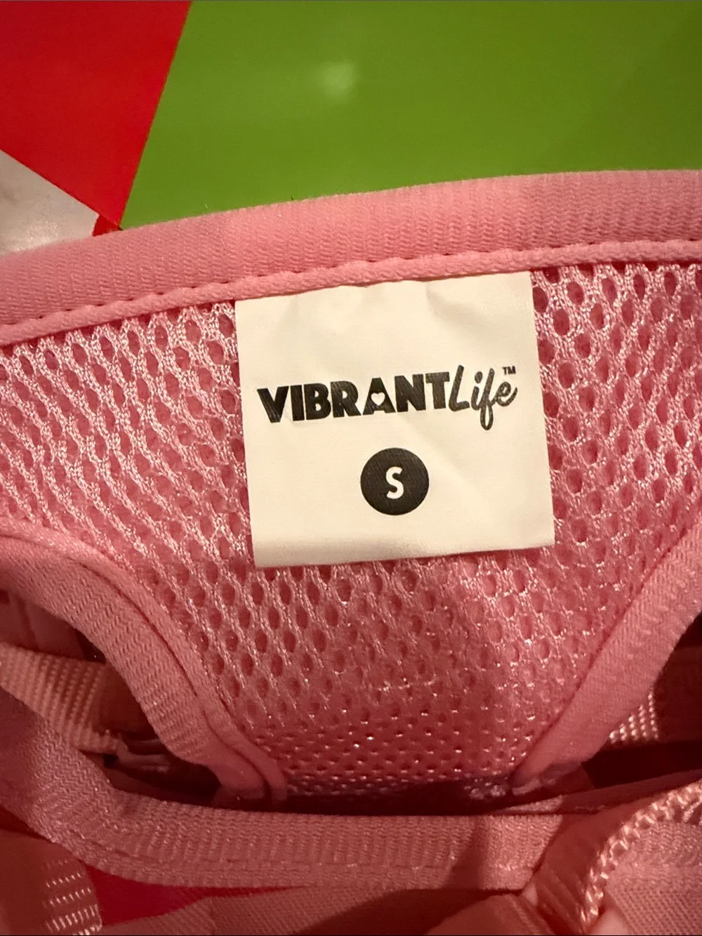 Vibrant Life Pink Stripe Dog Harness